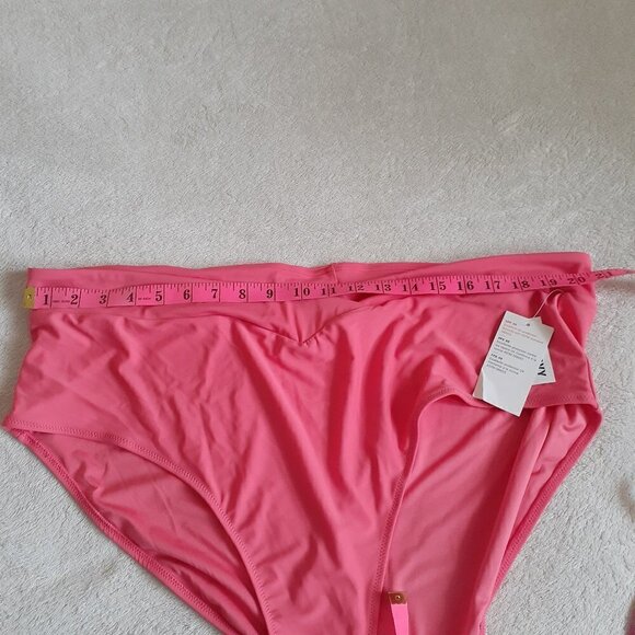 Old Navy NWT Women's Size 3X Cross Front Day Lily Pink Bikini Bottoms - Picture 9 of 11